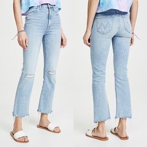 MOTHER The Hustler Ankle Chew Jeans High Rise